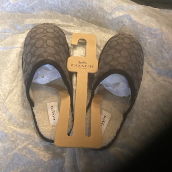 Coach Slipper In Signature Jacquard - Picture 3 of 6